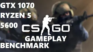 CSGO GTX 1070 RYZEN 5600 (Non X) Gameplay Benchmark