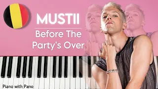 Mustii - Before The Party’s Over | Belgium 🇧🇪  | Piano Cover | Eurovision 2024