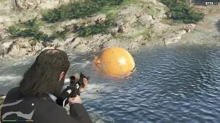 Exploding and chasing giant orange ball | GTA V