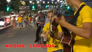 Evening street music.Kaoma - Lambada- Violin Cover by Victor Kovalev