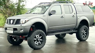 Nissan Navara swap Toyota V8 3uz Монстр-трак!