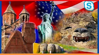 Армяне в Арцахе 🇦🇲  и в Америке 🇺🇸  ... .