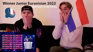 Reaction video - TELEVOTE + WINNING MOMENT FRANCE 🇫🇷 I JUNIOR EUROVISION 2022