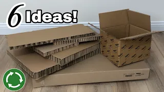 6 Ideas That Can Be Made With Cardboard! Recycle