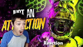 Swaggy's Here| Reaction to FNAF SPRINGTRAP SONG "Just an Attraction" (ANIMATED IV)