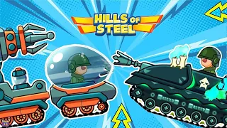 Hills of Steel.Tank Boss Battle - New Update EPIC TANK EXPERIMENT TESLA VS New Update PHOENIX GHOST