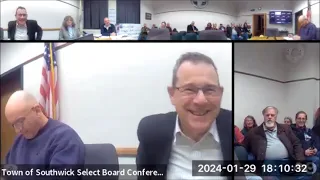 Select Board Meeting January 29, 2024