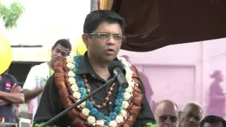 Fijian Attorney General Aiyaz Sayed-Khaiyum officiates Ground Breaking Ceremony at Nadi Market