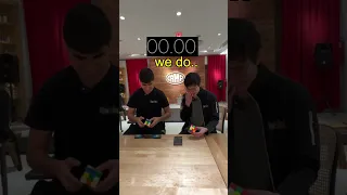 I raced the FASTEST one handed Rubik’s cube solver!