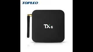 Topleo OEM TX6 OTA upgrade Amlogic Allwinner H6 android tv box smart media player 4gb ram