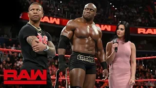 Finn Bálor will introduce Bobby Lashley to The Demon at WrestleMania: Raw, April 1, 2019