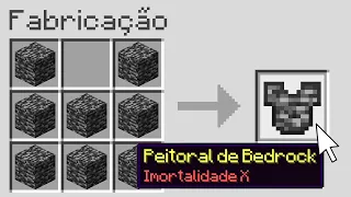 minecraft mas você pode CRAFTAR ARMADURA DE QUALQUER BLOCO!