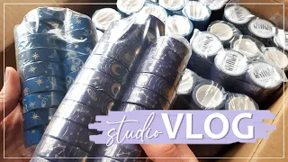 BUSY WEEK IN MY SMALL BUSINESS 💌 Chatty studio vlog 💌 UNBOXING NEW PRODUCTS