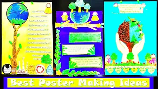 DIY Poster Making Ideas l Environment Day Activity Project Idea l Earth Day poster Making at home