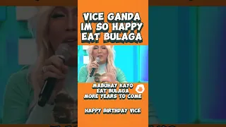 Vice ganda eat bulaga salamat | happy birthday vice | Fun tv #youtube #shorts