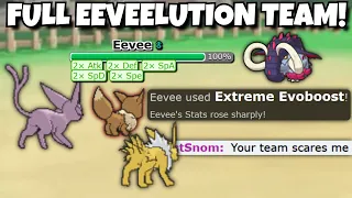 DESTROYING National Dex with FULL EEVEELUTIONS TEAM! Pokemon Showdown