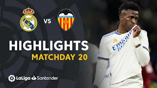 Highlights Real Madrid vs Valencia CF (4-1)