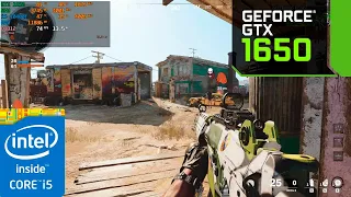 Call of Duty Black Ops Cold War : GTX 1650 4GB + i5-10400F