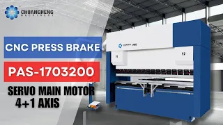 Hydraulic CNC Press Brake 170 Ton 3200mm (PAS) with DA53T