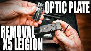 SIG P320 X5 Legion Optic Plate Removal + Deltapoint Pro Install