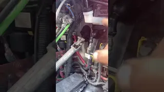 How to bleed a slave cylinder semi truck FREIGHTLINER Cascadia