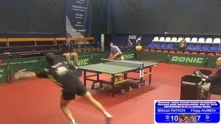 Mikhail PAYKOV vs Filipp KUIMOV Russian Premier League Playoff Table Tennis