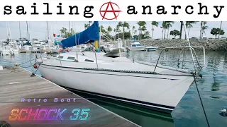 Schock 35 sailboat tour - EP17 #retroboat - with #sailinganarchy #ScotTempesta