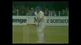 ENGLAND v WEST INDIES 2nd TEST MATCH DAY 1 LORD'S JUNE 19 1980 GRAHAM GOOCH MICHAEL HOLDING