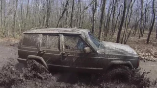 Jeep cherokees off-road at silent hill centralia Pennsylvania