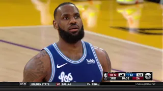 LeBron Airballs Free Throw While Reggie Miller Praises His Game