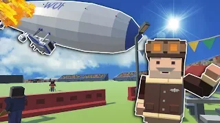 AIRSHIP & AIR SHOW DISASTER IN THE CITY! - Tiny Town VR Gameplay - Oculus VR Game