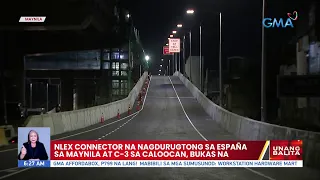 NLEX connector na nagdurugtong sa España sa Maynila at C-3 sa Caloocan, bukas na | UB