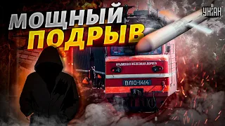В Крыму становится тревожней: упавший "Калибр" и мощный взрыв на железной дороге