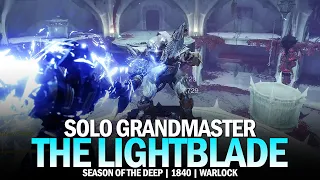 Solo Grandmaster Nightfall - The Lightblade (Warlock) [Destiny 2 Season of the Deep]