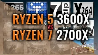 Ryzen 5 3600X vs Ryzen 7 2700X - 15 Tests 🆕 – Which is better?