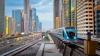 Metro system in Dubai, UAE 🇦🇪 | Dubai Metro | 2024
