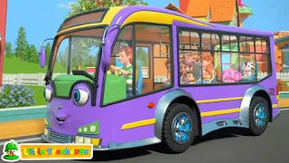 Колеса в автобусі Пісня + більше Транспортний засіб Відео І рими Для дітей