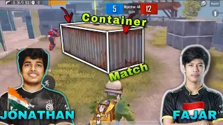 JONATHAN Gaming 1v1 VTM FAJAR | CONTAINER FIGHT  INDONESIA's BEST TDM PLAYER