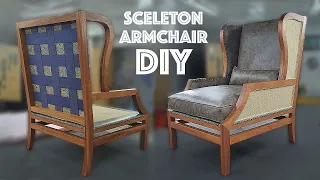 ARMCHAIR - SKELETON mantel with own hands FULL VERSION DIY