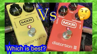 Distortion plus v Distortion iii MXR