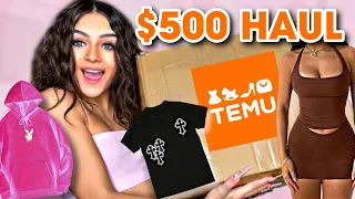 GIANT $500 TEMU TRY ON HAUL!