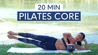 20 MIN PILATES CORE WORKOUT || Pilates Abs With Mini Ball (Intermediate)