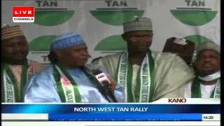 TAN Takes Jonathan Campaign Train To Kano Pt .1