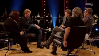 Jon Bon Jovi interview on Skavlan UK - TV aired Nov 2, 2012 "Hurricane Sandy from afar"