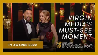 Rose and Giovanni get emotional accepting their award | Virgin Media BAFTA TV Awards 2022