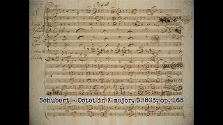 Franz Schubert - Octet in F major, D.803, Op.166 (by Oleg Kagan)