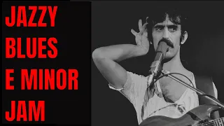 Nanook Blues Jam | Frank Zappa Style Guitar Backing Track (E Minor)