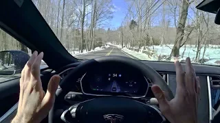 2017 Tesla Model S 100D - Tedward POV Test Drive (Binaural Audio)