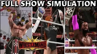 WWE 2K19 SIMULATION: WRESTLEMANIA 35 FULL SHOW HIGHLIGHTS