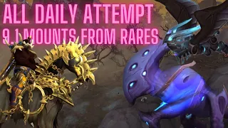 Every 9.1 Rarespawn Mount You Can Attempt Daily - Korthia - The Maw - Chains of Domination